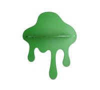 kowaku Étagère Murale Créative Fond Dégoulinant Plateau Suspendu Ovale Original Mobilier Décoratif Gain de Place Adaptée aux Espaces Modernes comme Salon et Chambre, Vert