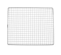 kowaku Grille de Barbecue En Acier Inoxydable Antiadhésive, Format Rectangulaire, Idéale pour Les s et La, argent, 26 x 32cm