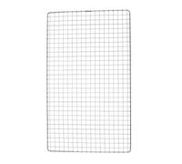 kowaku Grille de Barbecue En Acier Inoxydable Antiadhésive, Format Rectangulaire, Idéale pour Les s et La, argent, 26 x 44cm