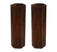 kowaku Lot de 2 Supports de Rangement pour Parapluies En Bois, avec Seau de Rangement, pour Bureau, Hôtel, et Maison.