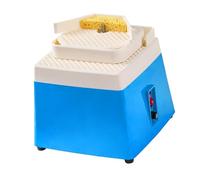 kowaku Machine de Meulage de Verre Appareil Portable pour Polissage et Façonnage de Verre Céramique Marbre avec Plateau Double Couches Pompe à Eau Intégrée A, Bleu