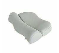 kowaku Oreiller en Mousse à Mémoire Oreiller Cervical Oreiller Orthopédique Coussin de Nuque Coussin de Lit avec Soutien Ergonomique Ondulé et Garnissage, Bleu Clair, 52 35 11cm