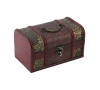 kowaku Organisateur de Bureau Boîte de Rangement Coffret Coffre Tiroir Bois Compact Rectangulaire avec Couvercle et Poignées Suitable pour Maison Bureau Salon Entrée Coiffeuse Bibliothèque 20x13x14cm