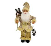 kowaku Père Noël Debt Festive | Chapeau Conique, Ppée Père Noël Lanterne, Traditionnel, pr Vitrine, Or