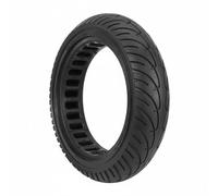 kowaku Pneumatique Électrique Roue de Rechange Caoutchouc Motif Nid d'abeille Absorption Choc Antidérapant sans Gonflage Adaptée à la Mobilité Adulte, Cercle Noir