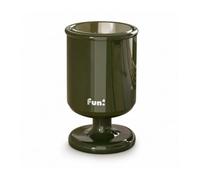 kowaku Poubelle à Pédale Corbeille Bac à Déchets Panier Socle Rehaussé pour Jeter sans Se Baisser Couvercle Bague Intérieure pour Sac Adaptée au Loft, Green