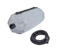 kowaku Sac de Collecte de Poussière pour Ponceuse à Plâtre Accessoire de Machine à Poncer Sac Réutilisable Toile Légère Pliable Adapté à Chantier Bri, avec Tuyau 2m