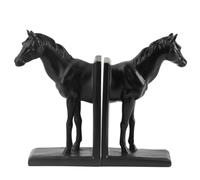 kowaku Serre Livres Cheval Supports Livres Presse Livres Butées Bibliothèque en Résine Sculptée Stable et Angulaire pour Maintenir Les Ouvrages Droits Convient à Bureau Étude Salon Entrée