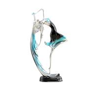 kowaku Statuette de Danseuse - Figurine Décorative Amusante et Créative pour Table, Bureau, Chambre Ou étagère. Sculpture de Danseuse pour Bureau Ou Chambre, Blue S