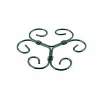 kowaku Support Plante Métal Tuteur Anneau Support Décoratif Fil de Fer Robuste Qui Guide Les Pousses et Stabilise Les Tiges Discret en Intérieur et Extérieur, Vert
