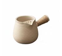 kowaku Théière en Céramique Bouilloire Verseuse Pichet Cafetière Résistante à et Plaque Finition Artisanale Texturée Bec, 1000ml, style to 8