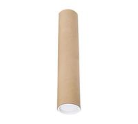 kowaku Tube d'affiche avec Embout Diamètre Intérieur 2.36in Stockage Affiche étui de Transport Emballage Tube Postal pour Plans, 90CM