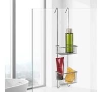 kowald ® Serviteur de douche 2 paniers à suspendre chromé | en largeur 15 cm | Étagère de douche à suspendre design