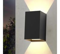 Kowanie Wandleuchte aussen LED Wandlampe innen: Aussenlampe Wand Schwarz