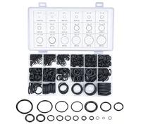 KOXXIAMOQ 850 Pièces, Assortiment de Joints O, Set de Joints Toriques, Joints Étanches en Caoutchouc, Joints Orbitaux O-ring, Ensemble de Joints Toriques en Caoutchouc Noir, 18 Tailles pour Plomberie