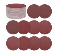 Kozelo 100 Pack Kit De Disques À Poncer 50mm 2 Pouce Crochet | Papier Abrasif Aléatoire Orbital Pour Sableuse À Plâtre Bois Métal, 60/100/180/240/400/600/800/1000/1500/2000 Grit