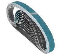 Kozelo 12 Bandes De Ponçage 100 Grain Zircone Abrasif Ceinture Papier | De Ponçage Pour Ponceuse À Bande Métal Meulage Bois Travail Soudure Enlèvement Rouille, 1 x 30 Pouces