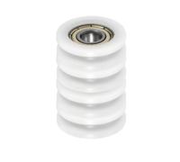 Kozelo 4Pcs Roulement à Billes à Gorge en U - [6x21x7mm] Roulement à Double Blindage, pour Moteurs et Boîtes de Vitesses, Gcr15, Nylon, ABEC1