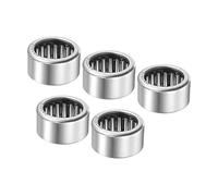 Kozelo 5pcs HK1612 Aiguille Rouleau Roulements - [16mm x 22 mm x 12 mm] Ouvrir Fin pour Boîte Vitesses Utilisation, Chrome Acier Rouleaux
