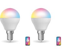 KOZII, Ampoule LED Connectée SMD E14 P45 Opaque 6W, Ampoule Connectée E14 avec Variation de Couleur et Luminosité, Compatible Alexa et Google Home, 400 Lm, Économie d'Énergie et Longue Durée de Vie.