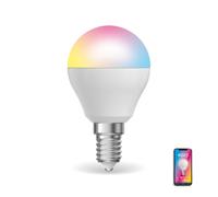 KOZII, Ampoule LED Connectée SMD E14 P45 Opaque 6W, Ampoule Connectée E14 avec Variation de Couleur et Luminosité, Compatible Alexa et Google Home, 400 Lm, Économie d'Énergie et Longue Durée de Vie.