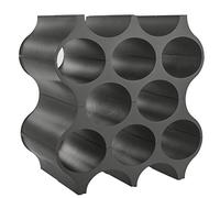 Koziol 3596665 Set-Up Casier à Bouteilles Matière Thermoplastique Gris foncé 23 x 35,3 x 36,4 cm