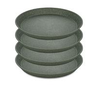 Koziol Assiette Connect Ø 20.5 cm. lot de 4 Nature ash grey