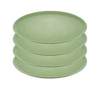 Koziol Assiette Connect Ø 25.5 cm. lot de 4 Nature leaf green
