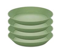 Koziol Assiette creuse Connect Ø 24 cm. lot de 4 Nature leaf green
