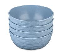 Koziol Bol Club thermoplastique biocirculaire Ø16.2 cm. 4 pièces Nature flower blue
