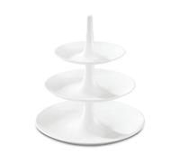 Koziol Plat à gâteau-présentoir à étages Babell L Cotton white