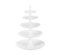 Koziol Plat à gâteau-présentoir à étages big Cotton white
