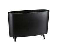 koziol range-revues Milano, thermoplastique, noir, 12 x 45,7 x 31,5 cm