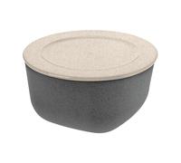 Koziol Saladier avec couvercle Connect thermoplastique biocirculaire 2 L Nature ash grey