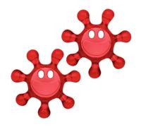 Koziol SUNNY Lot de 2 décapsuleurs | Pour bouchons en plastique | Ouvre-bouchon rotatif | En plastique incassable | Passe au lave-vaisselle | Idéal pour les enfants et les personnes âgées (rouge