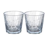 Koziol Superglas Club No. 22, 2 pièces, 250 ml, verre à vin, verre en plastique cristallin, luxueux, incassable, réutilisable, fête, camping, set de 2 pièces