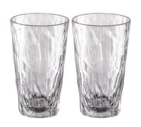 Koziol Superglas Club No. 6, 2 pièces, 300 ml, verre à cocktail en plastique cristallin, luxueux, incassable, réutilisable, fête, camping, set de 2 pièces