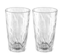 Koziol Superglas Club No. 6, Lot de 2, 300 ml, Verres à Cocktail en Plastique Cristal Transparent, Élégants, Incassables, Réutilisables, Fête, Jardin, Camping