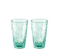 Koziol Superglas Club No. 6 Lot de 2 verres transparents jade