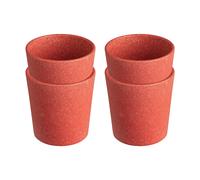 Koziol Tasse Connect S 19 cl. lot de 4 Nature coral