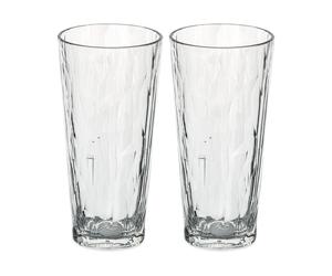 Koziol Verres à cocktail en plastique Club No. 19. 25 cl. Lot de 2 Cristal clair