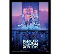 Kpop Demon Hunter - Maxi Poster encadré 30x40 cm - Logo