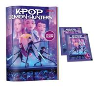 KPOP DEMON HUNTERS Album avec 2 Pochettes + Poster Offert, Pack de Départ, Stickers Officiels Netflix