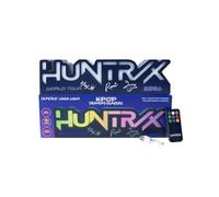 KPop Demon Hunters, lampe de bureau LED logo Huntr/x, télécommande | Sous licence officielle, mode réactif au son, couleurs changeantes, USB ou piles, télécommande, by Blue Sky Studios
