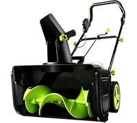 KPOUYYDS Fraise à Neige sans Fil, 3500W Brushless, 2x20V, Poignée Pliable