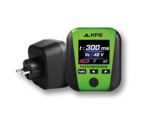 KPS FASTCHECK3010 Testeur Multifonction TRMS, Prise, RCD et Boucle CAT III | Contrôlez prises, différentiels et boucles, analysez les harmoniques et créez des rapports depuis l’application.