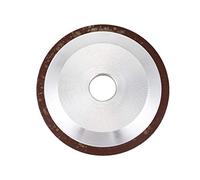 Kqcibz Meule diamant 100 mm Grain 180 pour métal carbure Marron et argent
