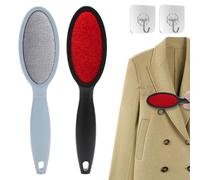 KQDRAVINE 2 Brosse Anti Poil Double Face pour Vêtements, Brosse Vetement Anti Poils, pour Tissus D'ameublement, Housses de Siège de Voiture, Couvertures, Poils d'animaux