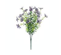 KQFCAZRE Branche Décorative Eucalyptus Papillon Réutilisable Fleur Papillon Artificielle Résistant à Décoration Florale pour Maison, Jaune