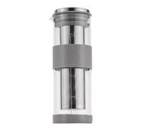 KQFCAZRE Carafe avec Couvercle Réfrigérateur, Gris 800ML | Bec Verseur Intégré, Cafetière Cold Brew, Graduée, Carafe à Café Glacé, pour Cuisine